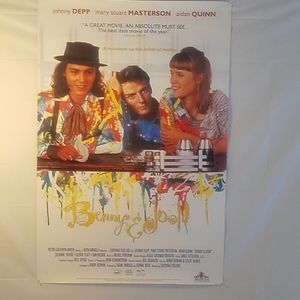 Vintage VHS MOVIE POSTER,BENNY& JOON